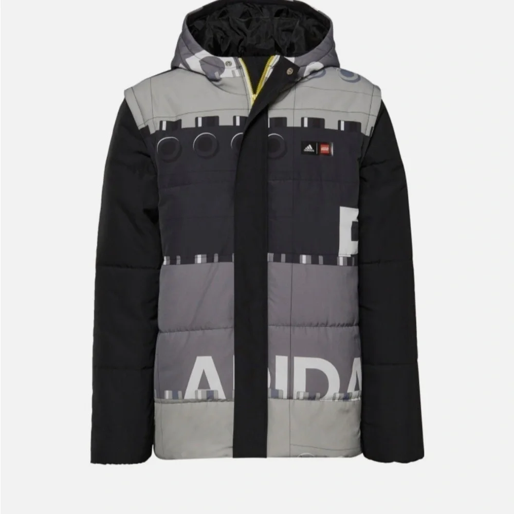 ADIDAS X LEGO KIDS UNISEX 2IN1 WINTER JACKET/VEST 13 14 Youth